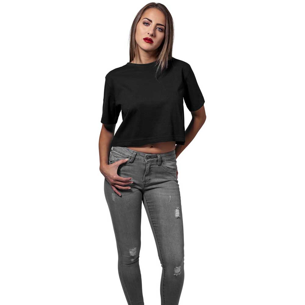 Urban Classics - Short OVersized Crop top - Noir